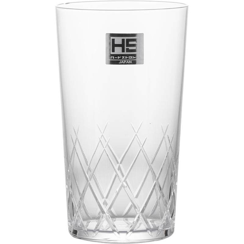 同合进口东洋佐佐木水晶玻璃啤酒杯日式家用高颜值果汁杯切子水杯