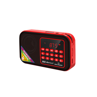 金正 C2收音机MP3老人迷你小音响插卡小音箱便携式播放器随身听