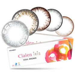 Clalen茵洛iris秀智灰美瞳日抛30片小直径彩色隐形眼镜韩国可俪兰