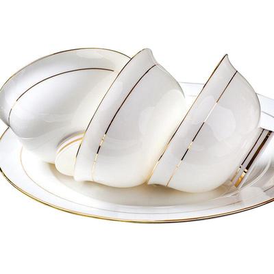 康琴骨瓷防烫高脚碗家用