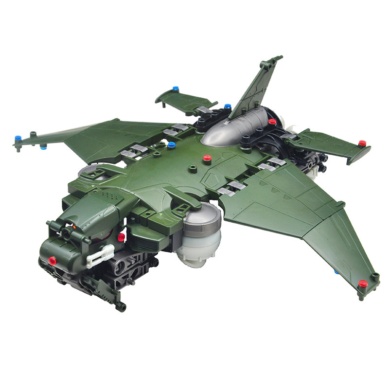 RIHIO无限深远1:60万能拼MM004-空鲎运输机&陆鲎机甲拼装玩具模型
