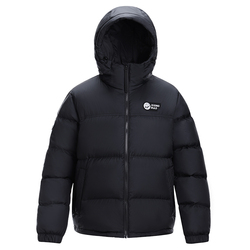 熊猫户外防泼水羽绒服连帽外套