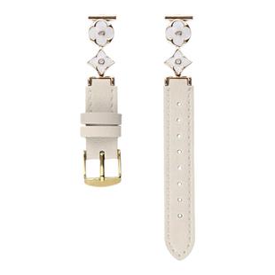 适用华为GT6表带gt5女款gt3腕表带watch5/4pro新款41mm真皮质女士gt手链荣耀fit小香风高级感女创意金属运动