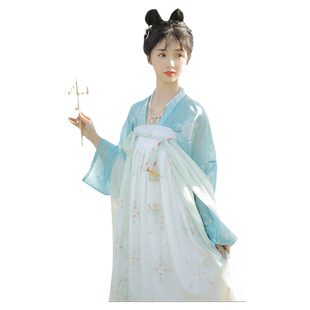 柒玥瑾_素渺 原创齐胸襦裙汉服女2025新款春夏唐制复原款仙气古装
