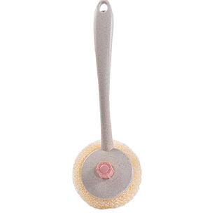 云蕾加长柄锅刷纤维丝不伤粘锅防油污厨房清洁专家用家务清洁神器