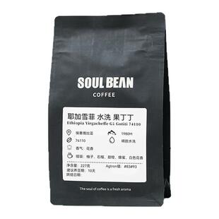 树本 耶加雪菲果丁丁埃塞俄比亚74110水洗精品冷萃咖啡豆手冲227g