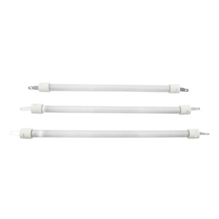 通用五面取暖器发热管远红外线石英灯管插片式300W400W取暖器配件