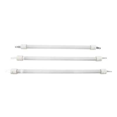 通用五面取暖器发热管远红外线石英灯管插片式300W400W取暖器配件