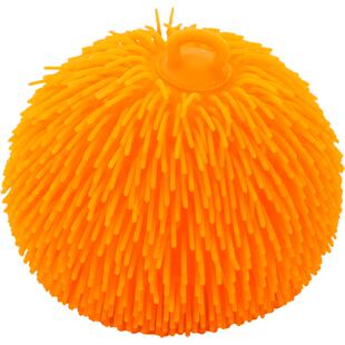 发光毛毛球解压捏捏玩具弹力球减压橡胶海胆儿童硅胶气球捏捏球