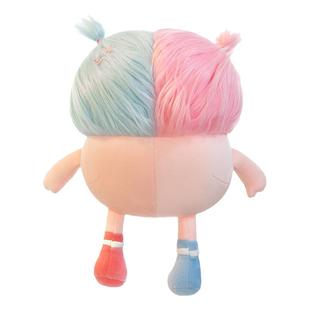 可爱搞怪多巴胺突眼疯娃公仔毛绒玩具DIY炸毛丑娃娃儿童女生礼物