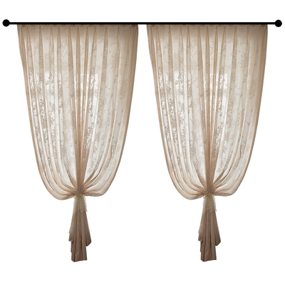 蝴蝶纱法式窗帘纱帘2025新款