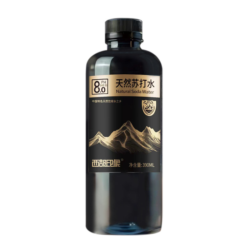 西部印象天然苏打水弱碱性无气原味饮用水碱性一整箱解渴小瓶