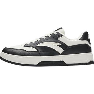 安踏百川丨经典黑白低帮板鞋熊猫色男鞋冬季新款运动鞋112548013