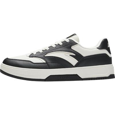 安踏百川丨经典黑白低帮板鞋熊猫色男鞋夏季平底运动鞋112618011