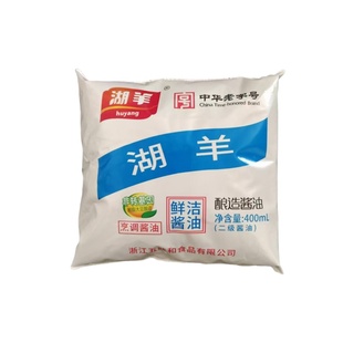 包邮杭州湖羊牌鲜洁酱油400mlX5包 酱鸭生抽酱肉杭帮菜烹饪鲜酱油