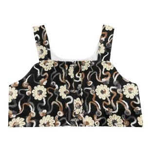 宋制改良汉服元素女秋冬立体花毛呢马甲主腰通勤三裥裙显瘦套装