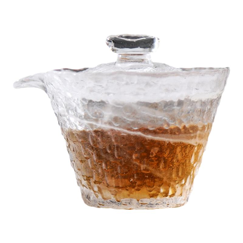 古法玻璃日式冰冻烧泡茶茶具盖碗