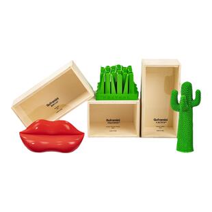 意大利Gufram Mini 粉色限量款草丛躺椅仙人掌红唇沙发装饰品摆件