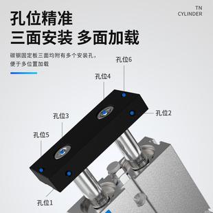 TPM朝日气动双轴双杆气缸TN16X10 50X60 7890