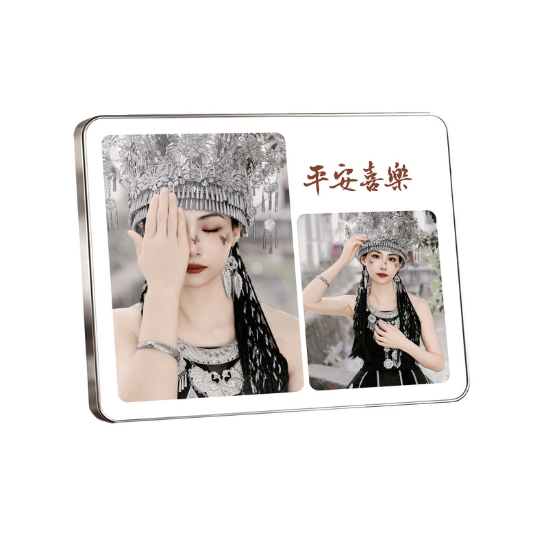 中国风复古金属摆台相框