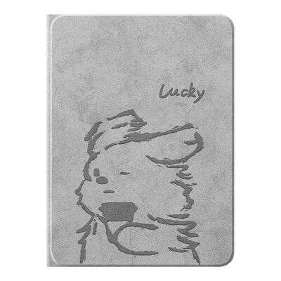 适用三星平板保护套简约凌乱小狗