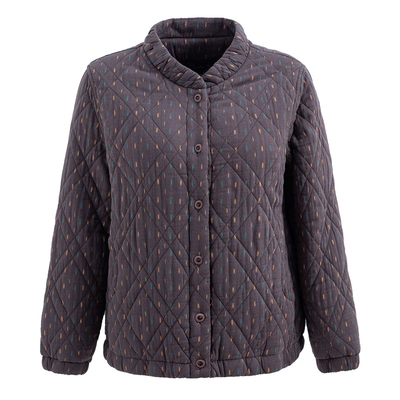 春秋装碎花中老年风外套小棉袄袄