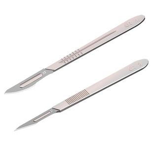 手术刀柄3号4号刀架加厚型不锈钢11/23号碳钢手术刀片锋利