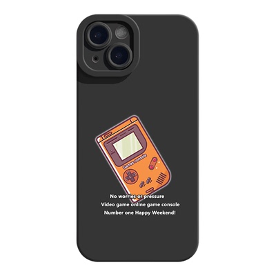 荣耀POWER2简约iphone13适用苹果16软小米17创意14PLUS瞳眼12ProMax手机壳华为NOVA15复古游戏机小众真我NEO8