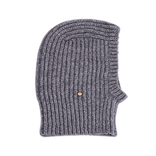 MAGENA意大利纱线 巴拉克法帽 加厚保暖一体包头帽子 针织连体帽