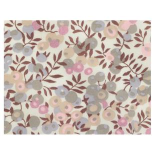 英国正品liberty面料100支lawn长纤棉手工柔软服装布威尔特淡粉色