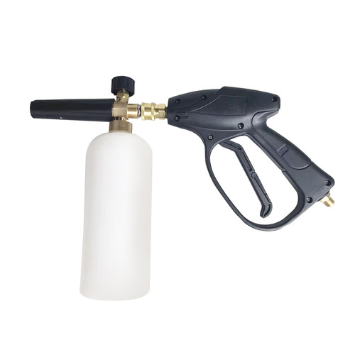 家用洗车机高压水枪刷车泵泡沫壶打泡器专用发泡沫枪PA雪花壶喷头