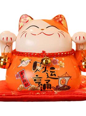 招财猫存钱罐小摆件陶瓷创意礼品家居装饰客厅店铺开业发日本财猫