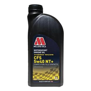 英国MILLERS米勒CFS NT+ 5W40 三酯类纳米高性能机油 提升动力