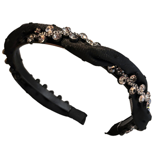高端精致高颅顶发箍女2025年新款水钻头箍高级感气质洗脸发卡头饰