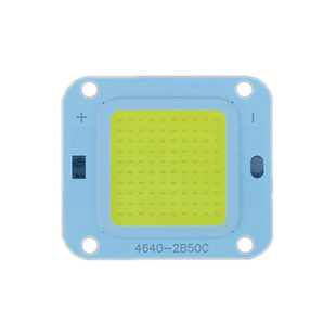 LED投光灯灯芯50W路灯射灯4640芯片7874灯板7660光源防水驱动配件