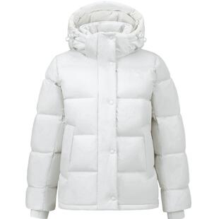 骆驼泡芙羽绒服女冬季鸭绒加厚防风连帽外套保暖小个子短款面包服