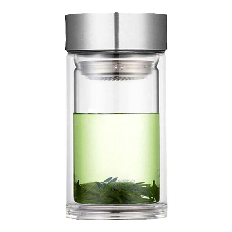 单层玻璃水杯双层透明茶杯