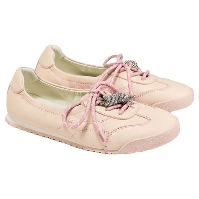 fed芭蕾德训鞋秋季新款女鞋粉色休闲鞋轻便板鞋女款S0805-YAB007