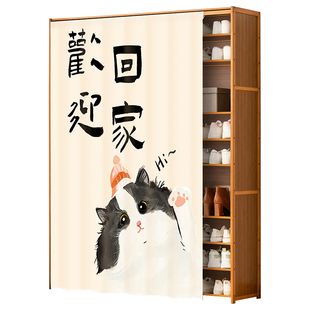 鞋柜家用门口鞋架子多层入户室内好看新款2025爆款收纳简易出租房