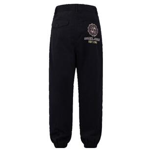 EVISU 秋冬潮流男生裤子宽松运动裤家花刺绣休闲裤束脚长裤男款