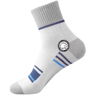 男士袜子精梳棉防臭吸汗透气秋冬季中筒袜篮球高端棉袜加厚运动男