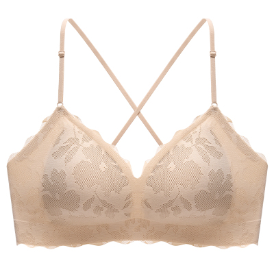 伊维斯交叉美背细肩带无痕文胸