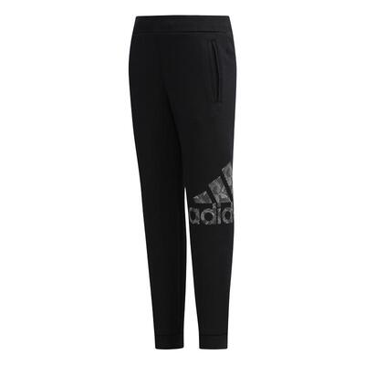 Adidas/阿迪达斯正品童装新女小童针织运动休闲长裤子EH4076