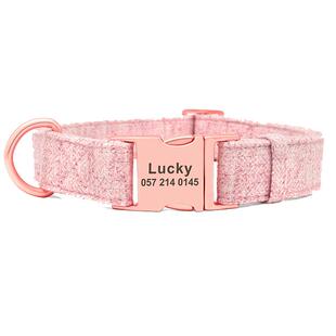 狗狗项圈刻字防丢宠物脖圈金毛狗牌泰迪小中型犬颈圈牵引绳狗用品
