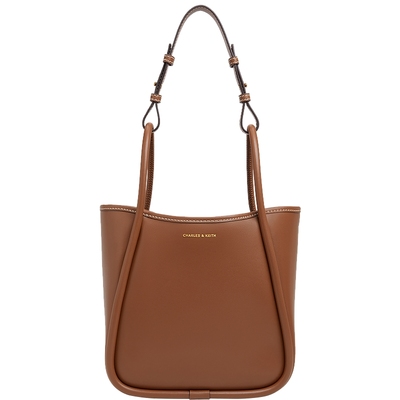 CHARLES&KEITH25秋新款CK2-30782647大容量通勤单肩托特包子母包