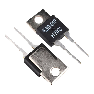KSD-01F温度温控开关常开H常闭D温控器40/45/50/60/70/80度~120度