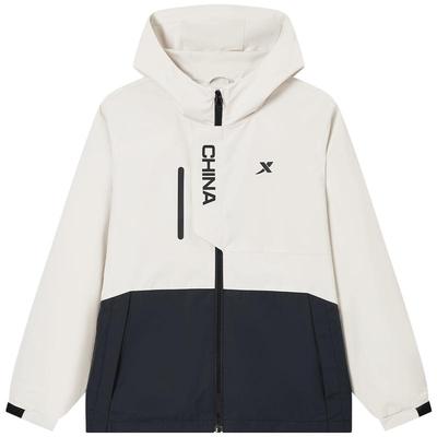 特步童装男童冲锋衣外套