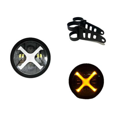 摩托车大灯春风450CLC超亮无损安