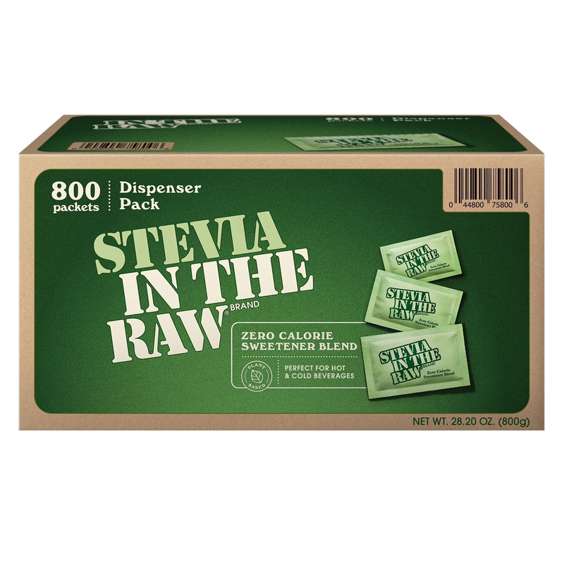 美国直邮STEVIA in the RAW甜菊叶代糖零卡咖啡伴侣甜味剂烘焙糖