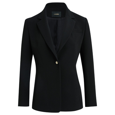 LANDI通勤磨毛西服上衣